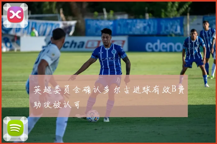 英超委员会确认多尔古进球有效B费助攻被认可